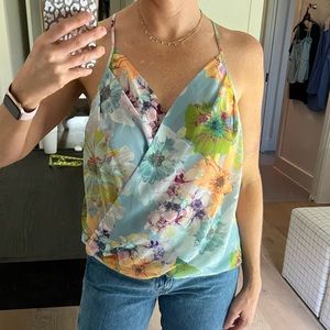 Amanda Uprichard floral print tank, size M
